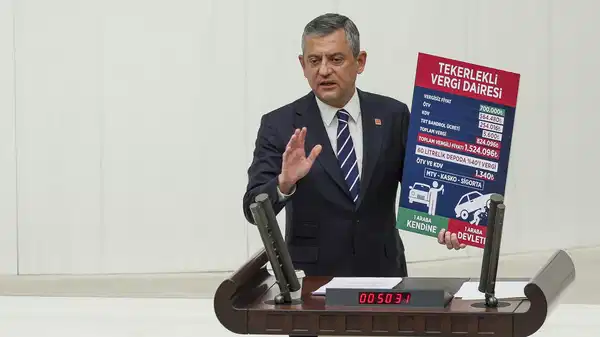 Özgür Özel’den bütçe konuşması: “AKP’nin kara düzeni” dedi, vaatlerini sıraladı