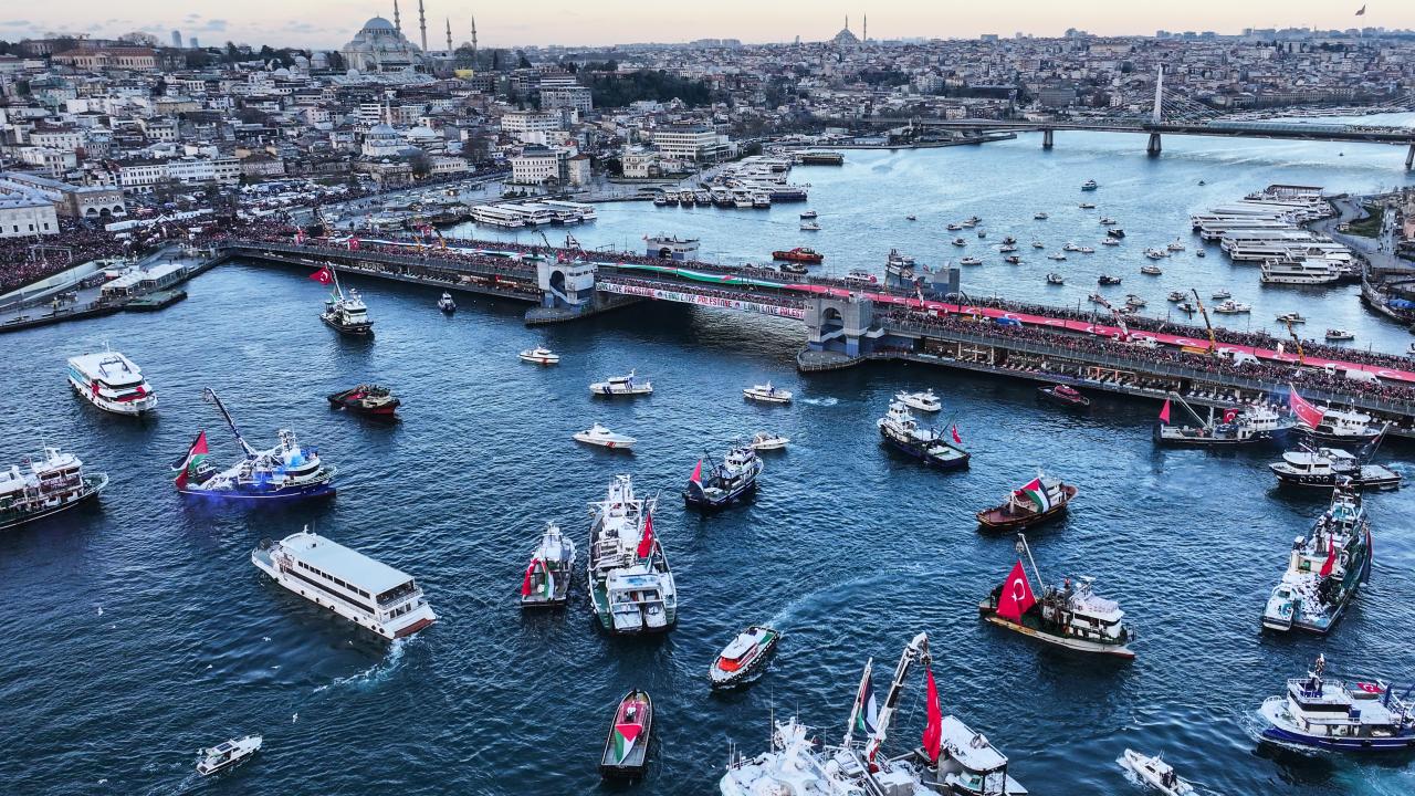 Kabine üyelerinden Filistin’e destek mitingine ilişkin paylaşım