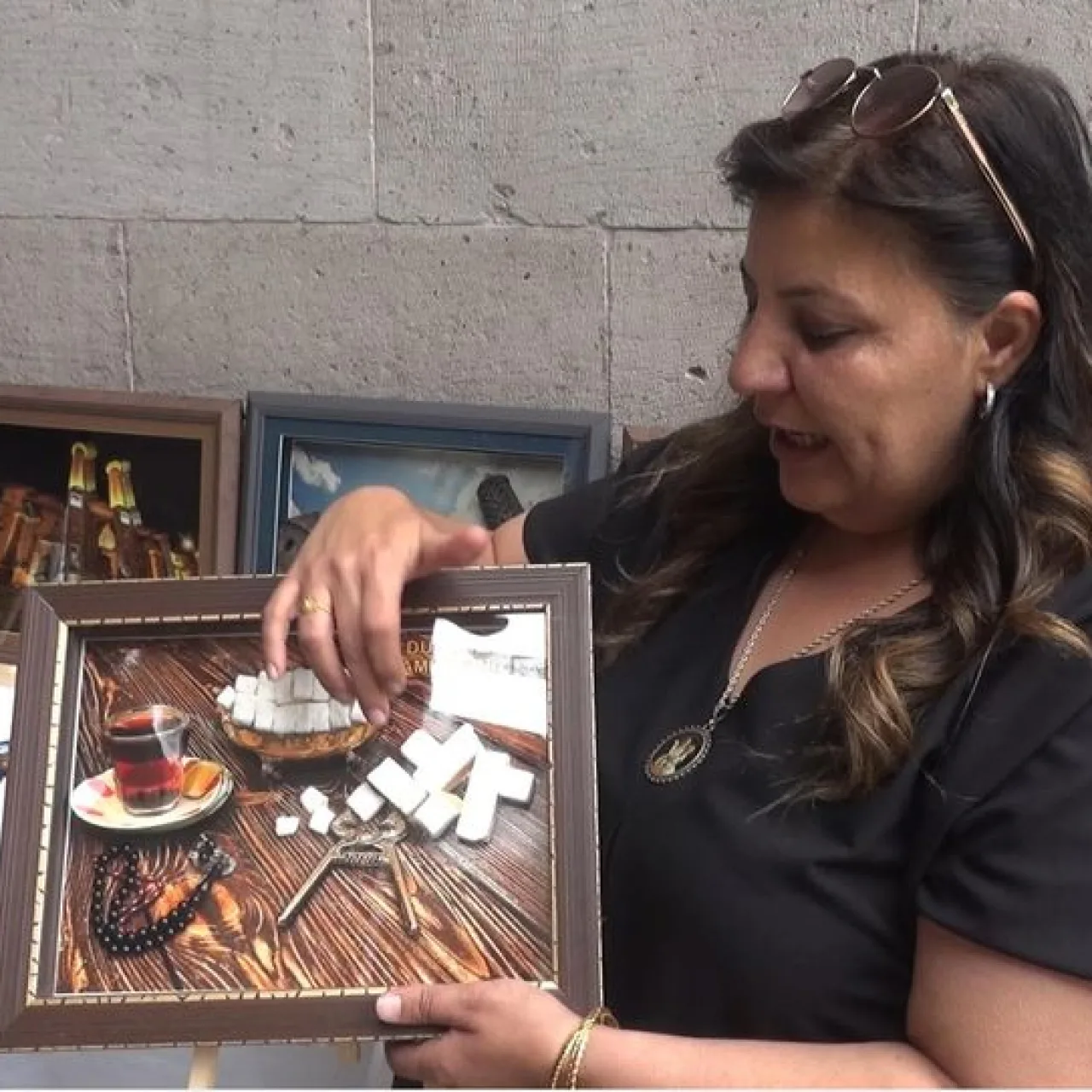 Erzurum'un Yöresel Lezzetleri Rölyef Haline Getirildi