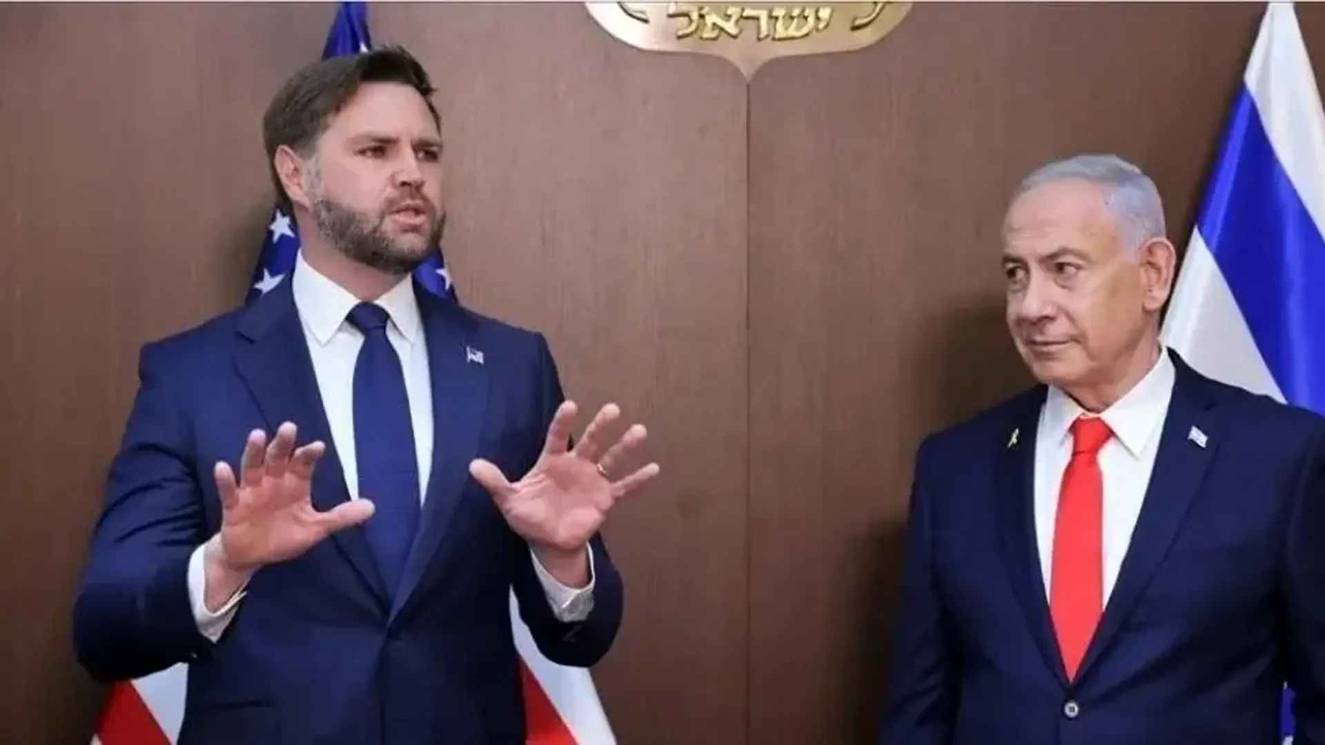 Washington'da kritik zirve! Vance ve Netanyahu görüştü