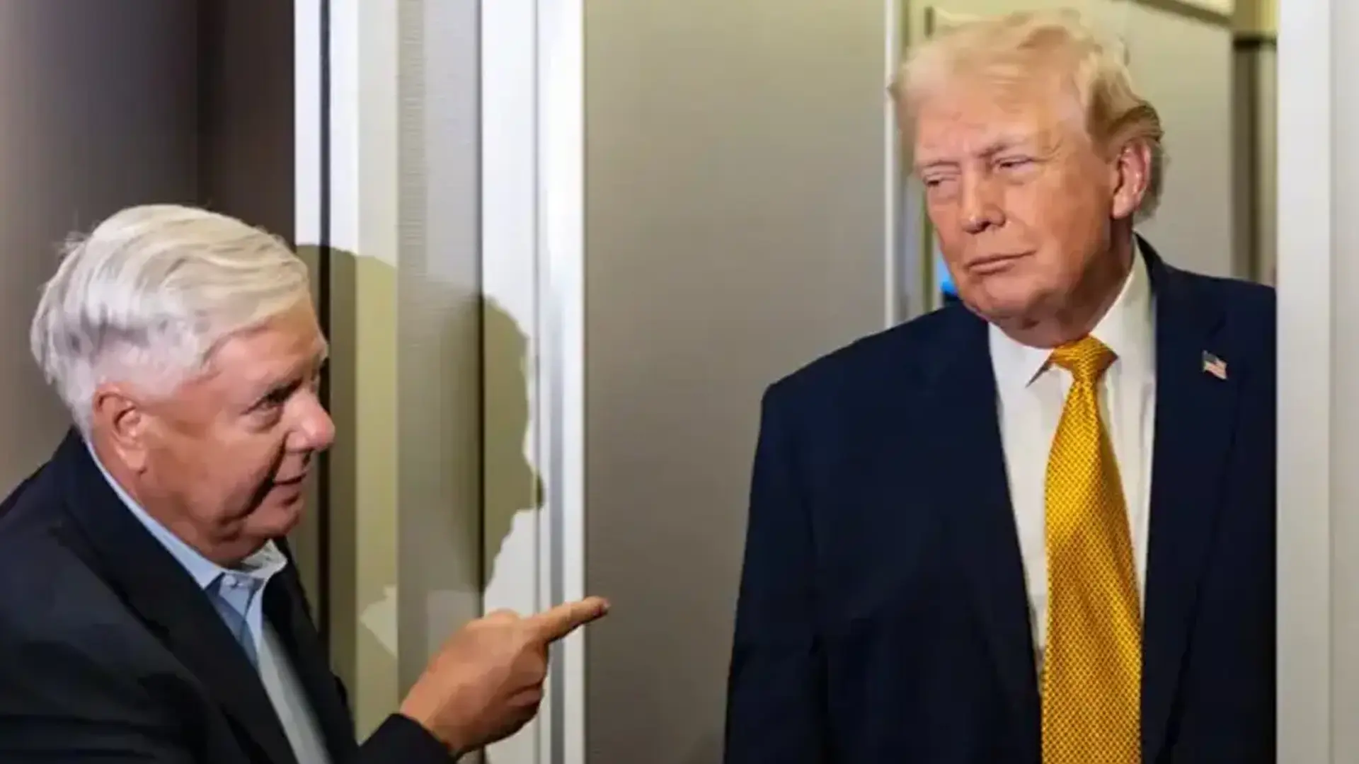 ABD Başkanı Trump, Cumhuriyetçi Senatör Lindsey Graham'ın cenaze törenine katıldı