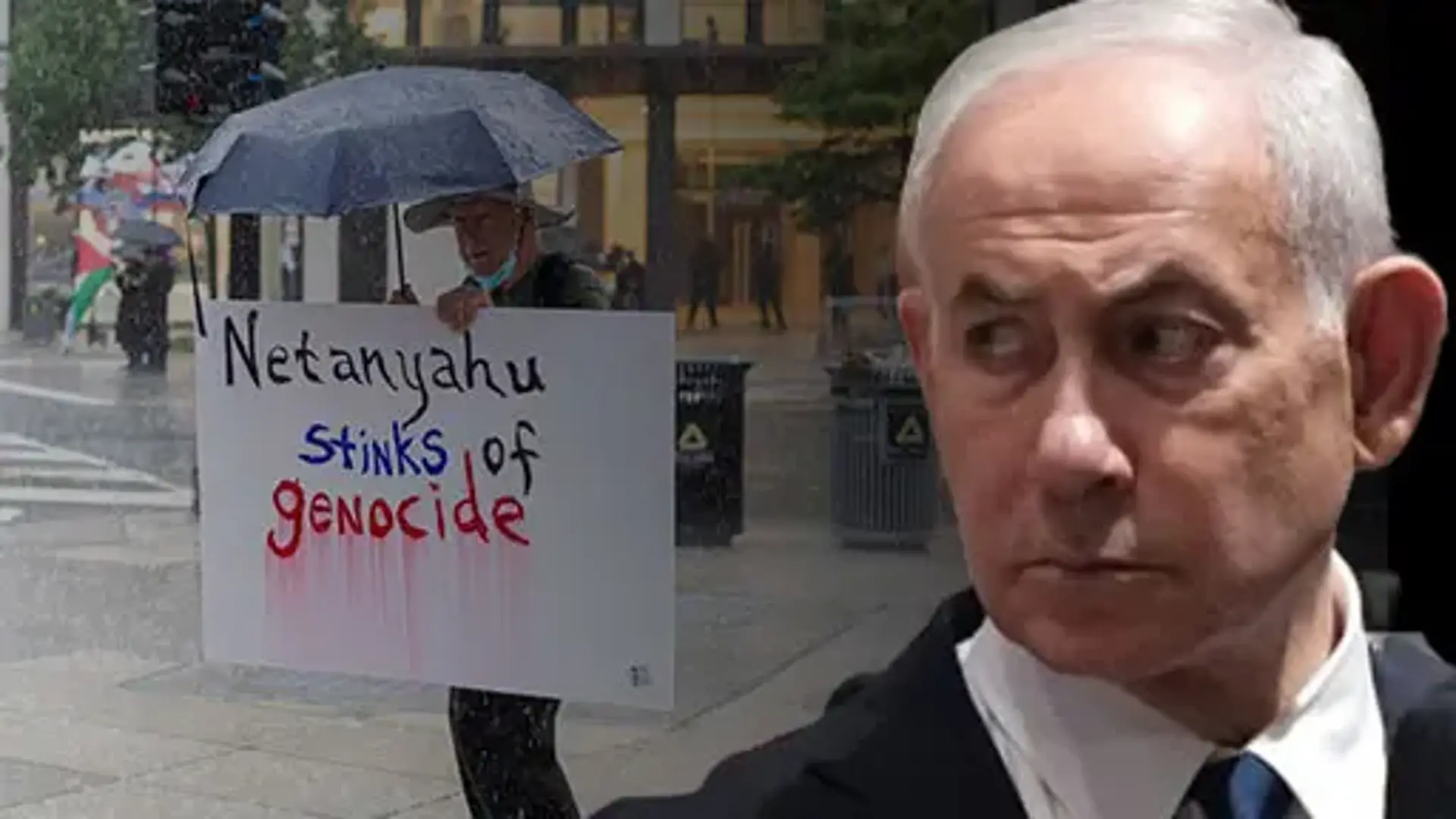 ABD’de Netanyahu’ya şok! Protestocular otelini bastı: “Saklanamazsın