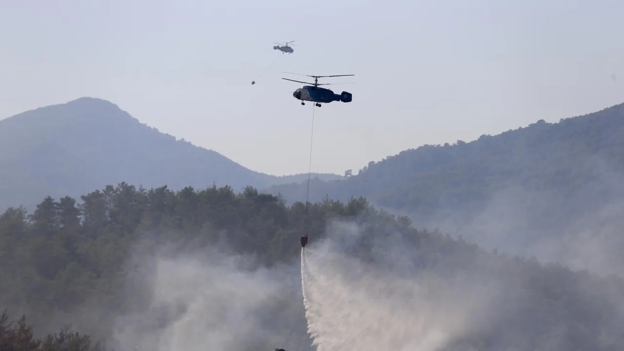 Fethiye'deki orman yangını kontrol altına alındı