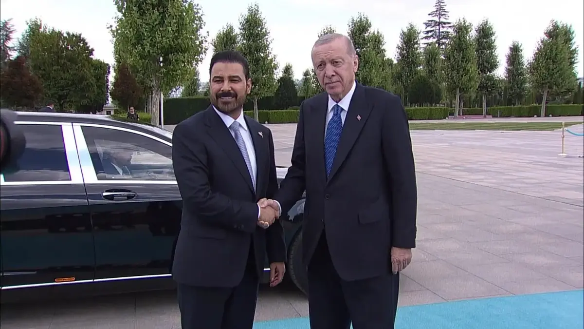 Irak Başbakanı Ankara'da! Cumhurbaşkanı Erdoğan tarafından resmi törenle karşılanıyor