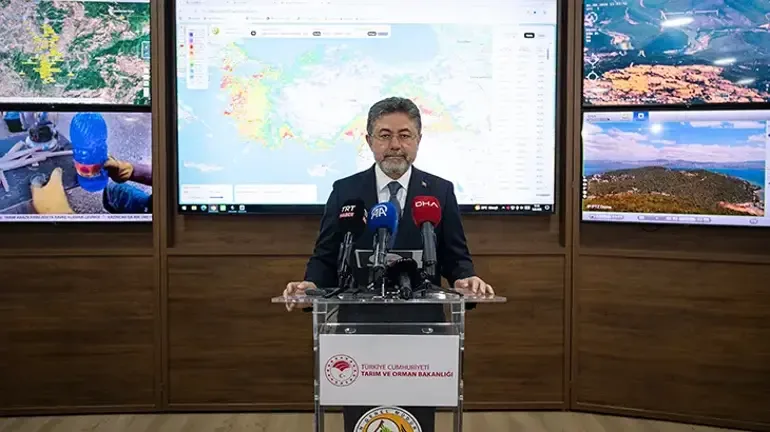 Bakan Yumaklı, Orman Yangınlarına İlişkin Son Durumu Açıkladı