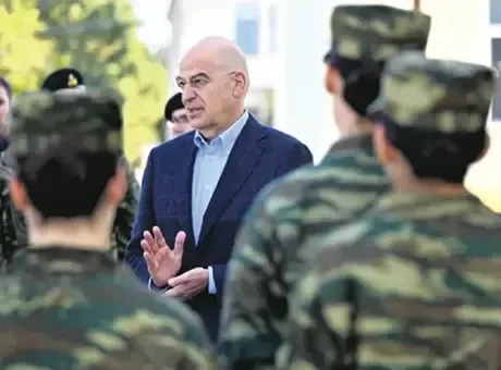 Dendias'tan adaları güçlendirme ziyareti
