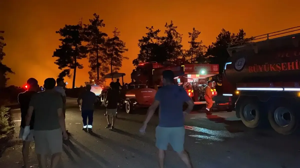 Türkiye'de Orman Yangınlarıyla Mücadele Devam Ediyor