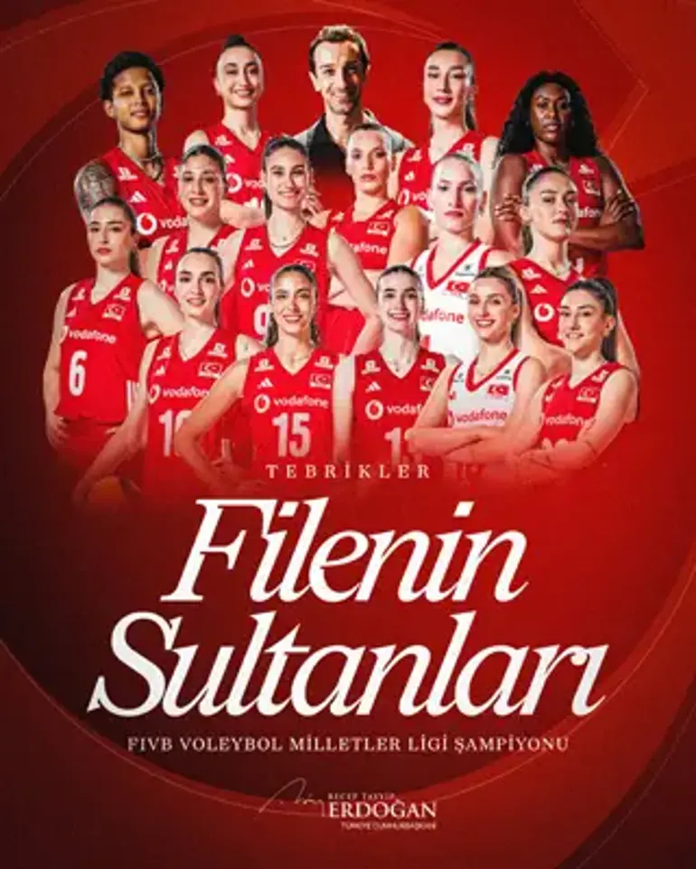 Cumhurbaşkanı Erdoğan'dan A Milli Kadın Voleybol Takımı'na tebrik - 2