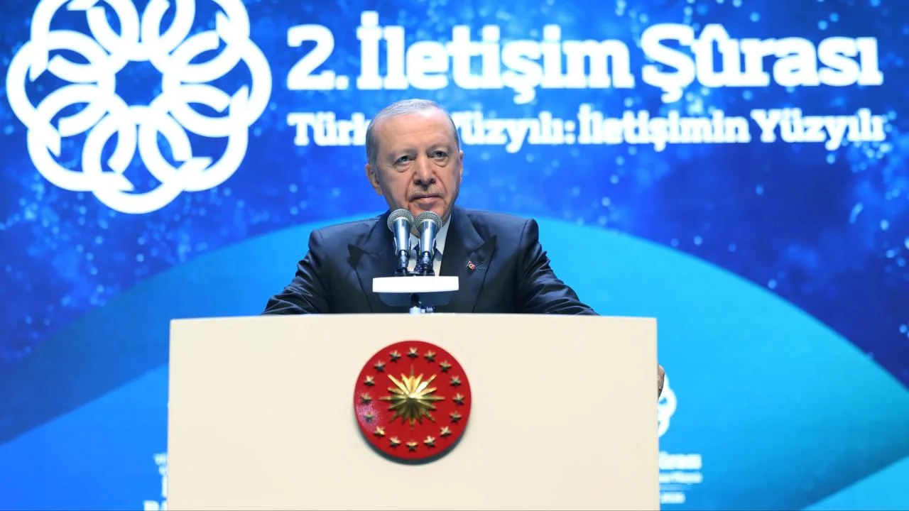 Cumhurbaşkanı Recep Tayyip Erdoğan konuşuyor