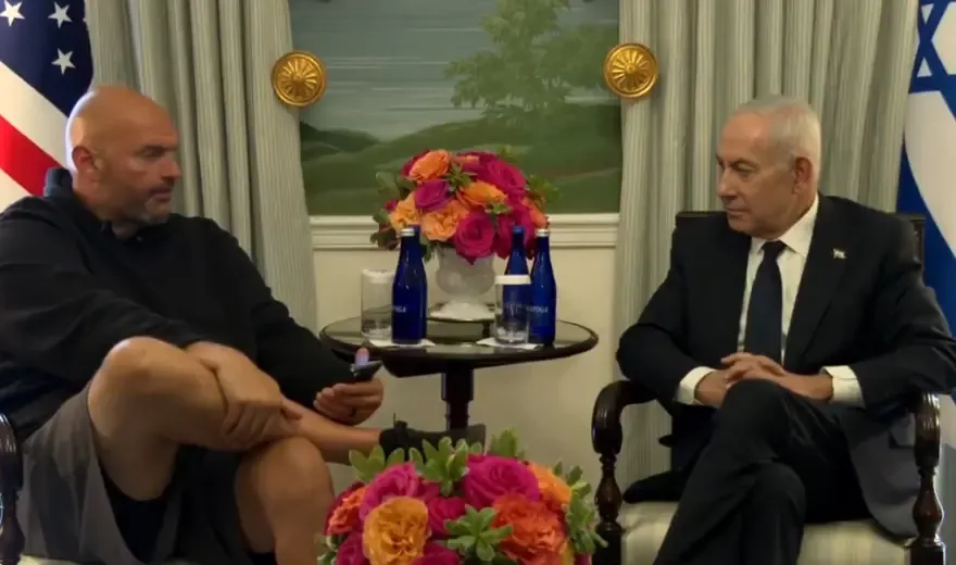 İsrail Başbakanı Netanyahu, Senatör Fetterman ile Görüştü