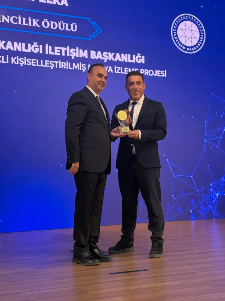 İletişim Başkanlığı'nın Yapay Zeka Destekli Medya İzleme Projesi Ödül Aldı