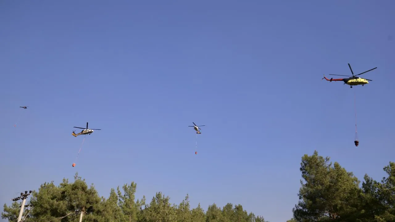 Orman Yangınlarına Havadan Müdahale Artırıldı