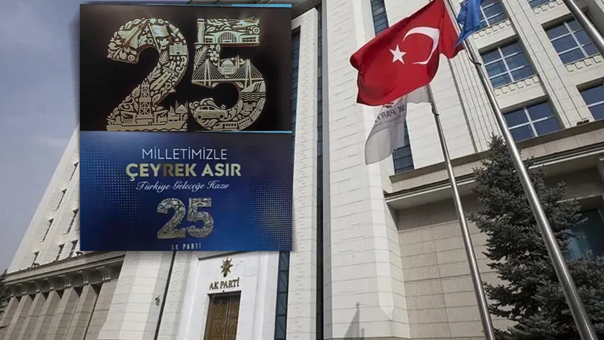 AK Parti'den 25. yıla özel logo çalışması! Çeyrek asırlık yolculuk, çağ atlatan projeler...
