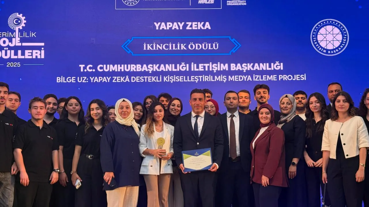 İletişim Başkanlığı'nın Yapay Zeka Destekli Medya İzleme Projesi Ödül Aldı