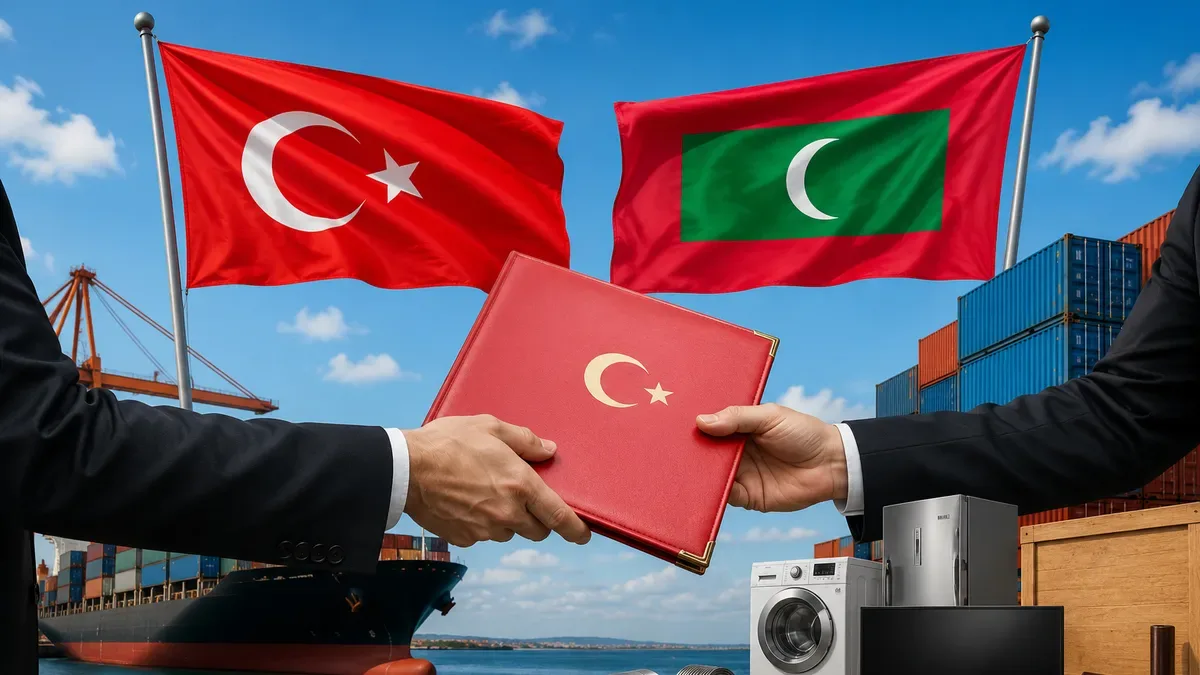 Türkiye ile Maldivler Arasında Yeni Ticaret Anlaşması Yürürlüğe Girdi