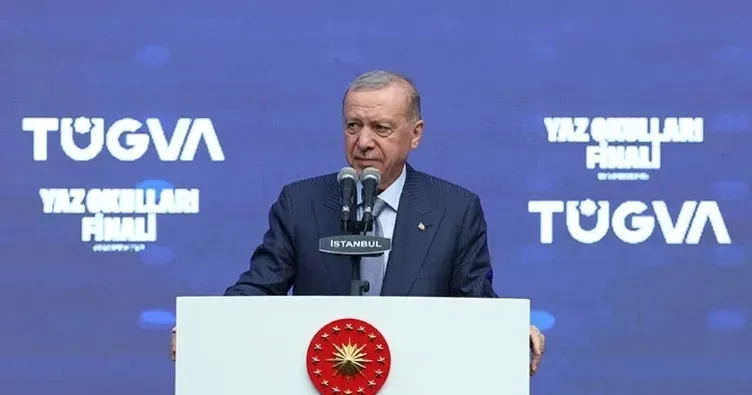 Başkan Erdoğan, TÜGVA Yaz Okulları Finali'nde konuştu