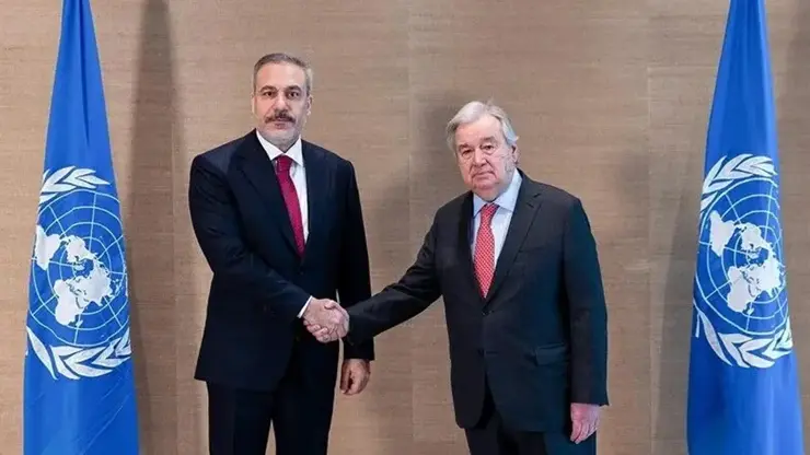 Dışişleri Bakanı Hakan Fidan, BM Genel Sekreteri Guterres ile görüştü - 2