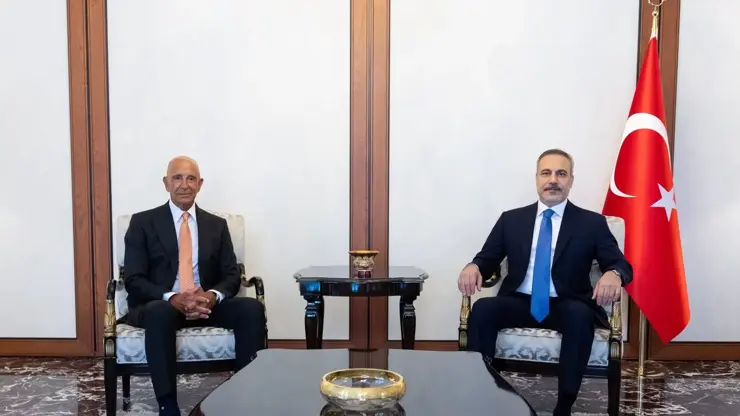 Hakan Fidan, ABD Büyükelçisi Tom Barrack'ı kabul etti - 2