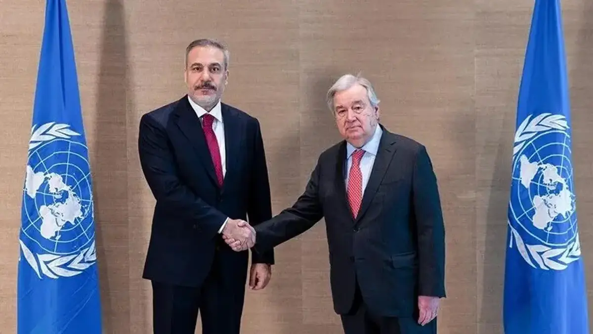 Dışişleri Bakanı Hakan Fidan, BM Genel Sekreteri Guterres ile görüştü