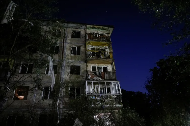 Rusya'nın Kiev'e düzenlediği hava saldırısında 9 ölü, 28 yaralı